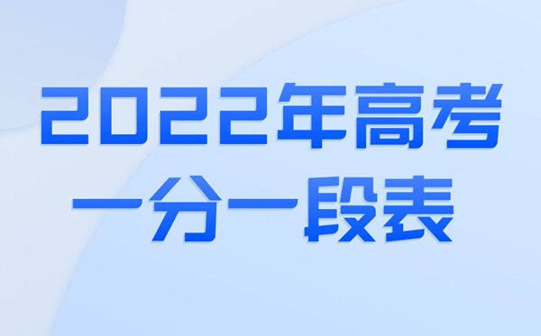 2022年吉林高考一分一段表,吉林一分一段2022