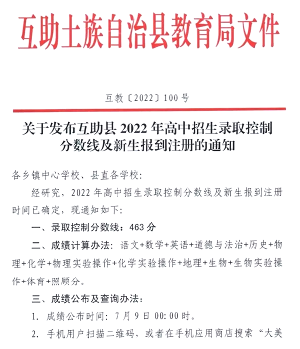 2022年海東中考錄取分?jǐn)?shù)線,海東中考分?jǐn)?shù)線公布2022