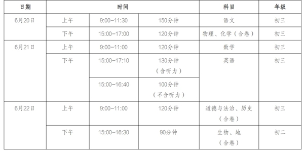 2024年湖北中考是幾月幾號,湖北中考具體時間表