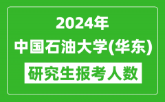 2024年中國石油大學(xué)(華東)研究生報考人數(shù)