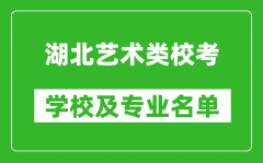 湖北藝術(shù)類專業(yè)校考學校及專業(yè)名單