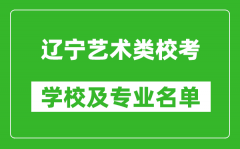 遼寧藝術(shù)類專業(yè)?？紝W校及專業(yè)名單