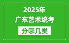 2025年廣東藝術(shù)統(tǒng)考類型有哪幾種？