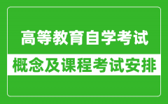 什么是高等教育自學(xué)考試_自考課程考試安排