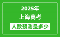 2025年上海高考人數(shù)是多少_上海高考人數(shù)預(yù)測(cè)