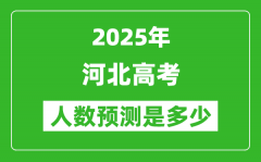 2025年河北高考人數(shù)是多少_河北高考人數(shù)預(yù)測(cè)