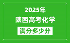 陜西高考化學滿分多少分_2025年陜西高考化學題型分布